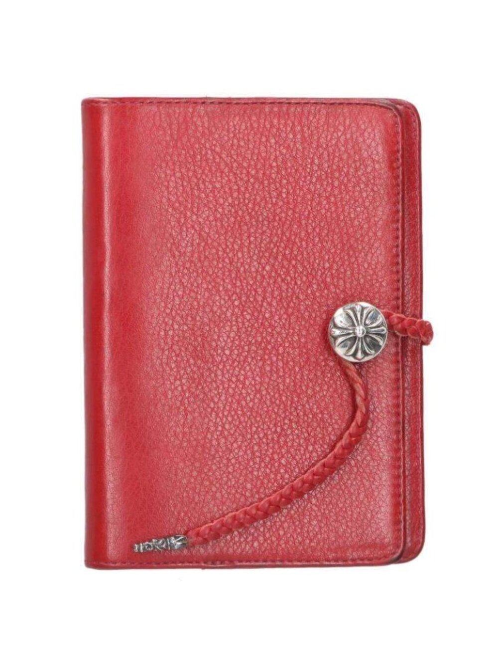 Chrome Hearts Agenda Cover Crossball Leather Notebook